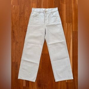 Reformation cowboy high-rise wide leg jeans. Light blue. Size 26.